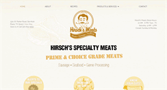 Desktop Screenshot of hirschsmeats.com